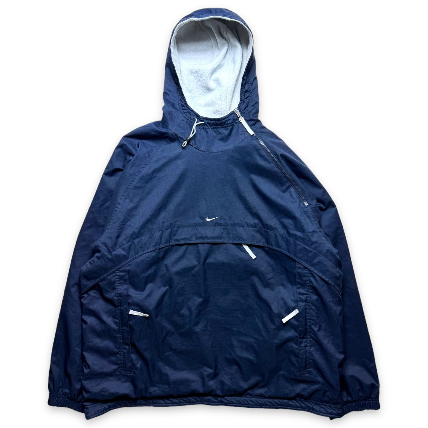 Early 2000's Nike 2in1 Reversible Nylon/Fleece Pullover