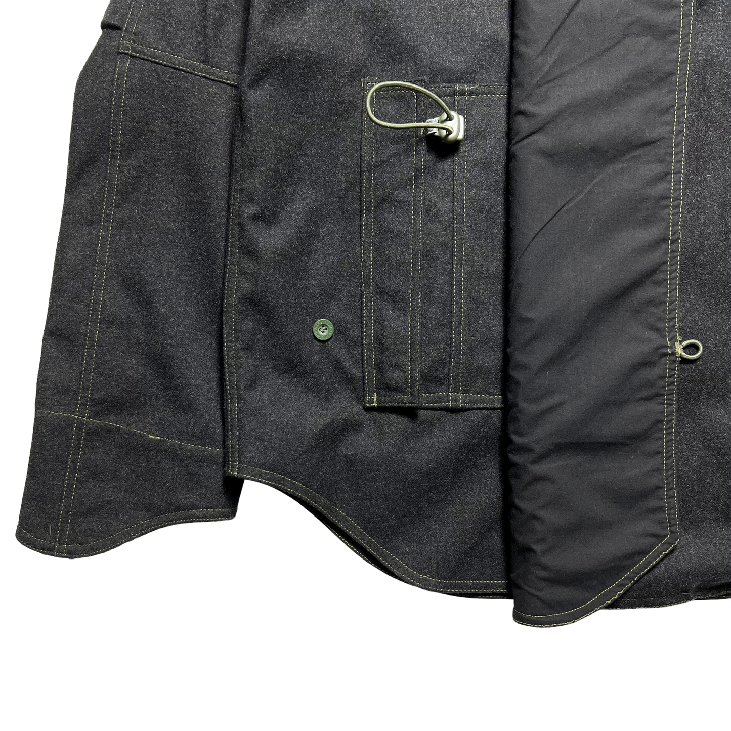 Late 90's Maharishi Panelled Loro Piana Wool Storm System Jacket - Extra Large