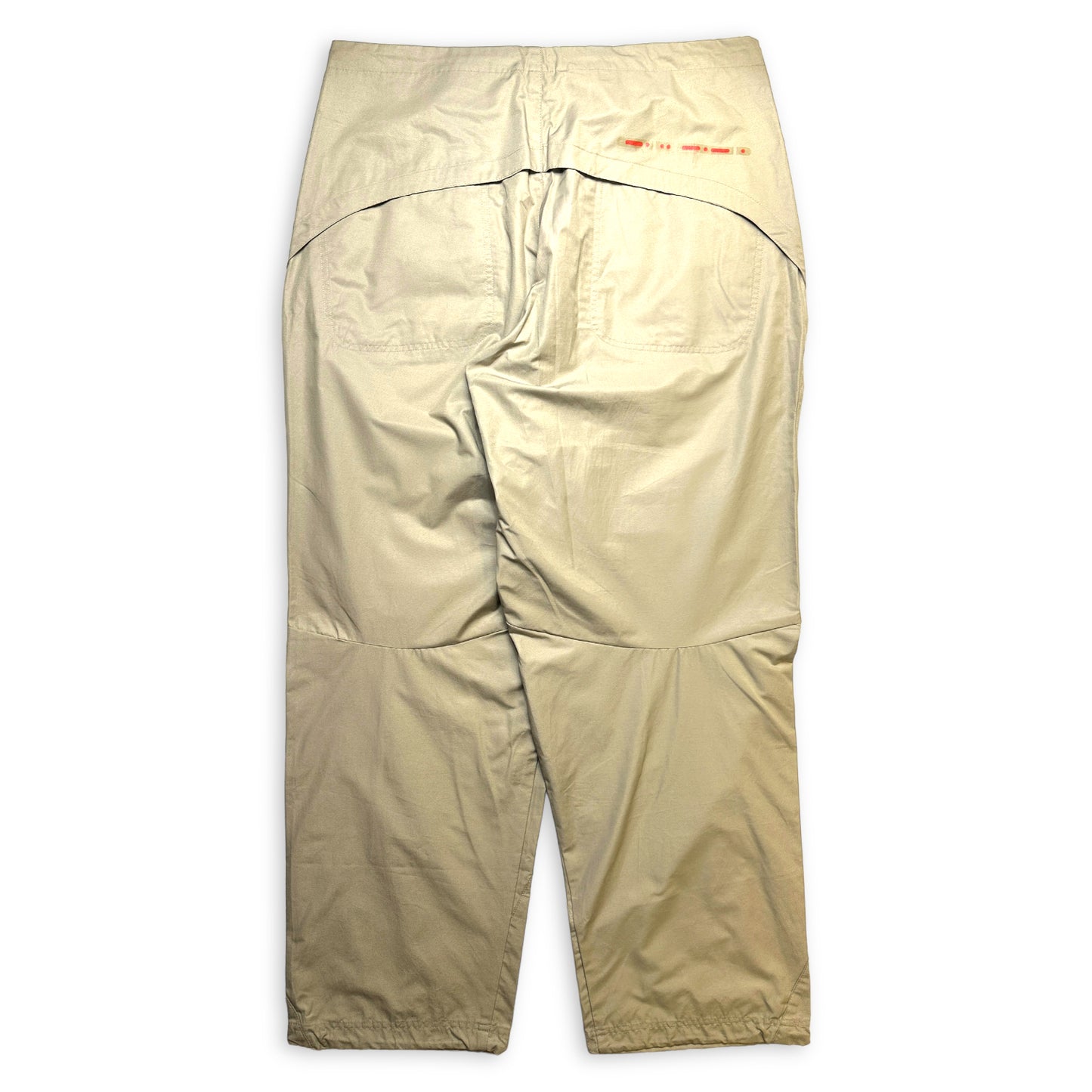 Nike Morse Code Panelled Beige Bottoms - Extra Large