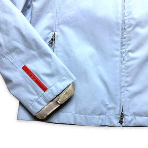 Veste Prada Sport Baby Blue Gore-Tex du début des années 2000 - Petite