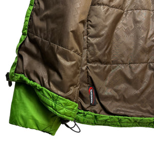 Early 2000's Salomon Bright Green Padded Jacket - Medium / Large