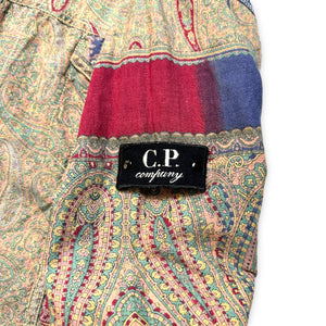 Veste boutonnée à imprimé persan/paisley CP Company des années 1980 - Petite