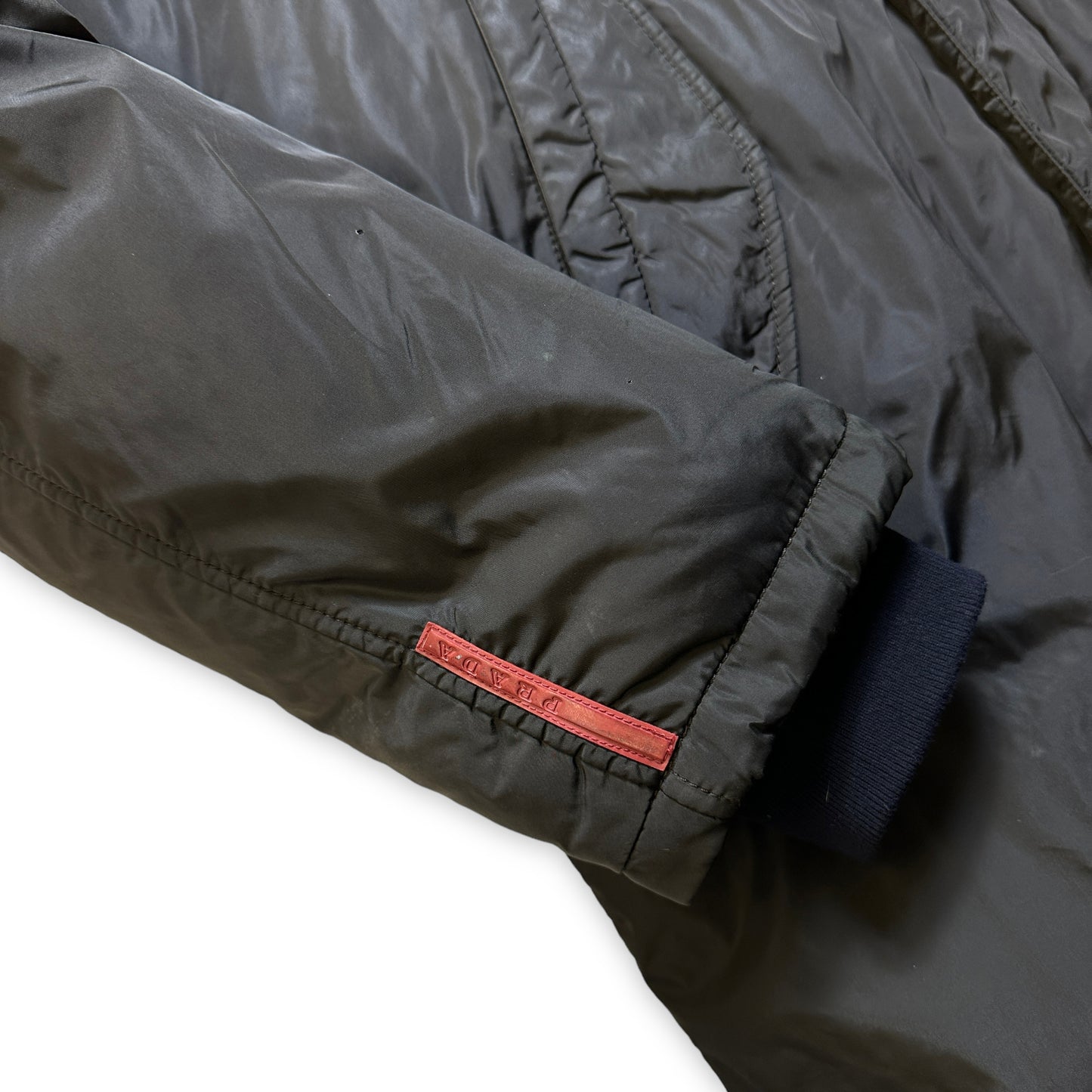 Trench-Coat rembourré Prada du début des années 2000 - Extra Large / Extra Extra Large