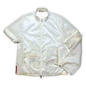 SS99' Prada Sport Polyurethane 2in1 Semi Transparent Jacket - Large / Extra Large