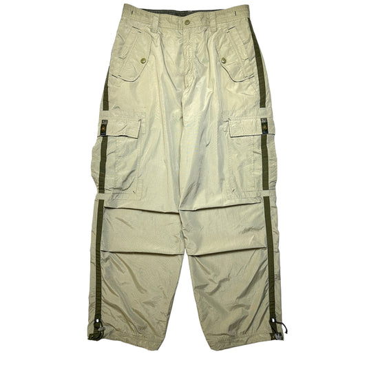 Nesi AG Pantalon cargo beige baggy - Taille 34"
