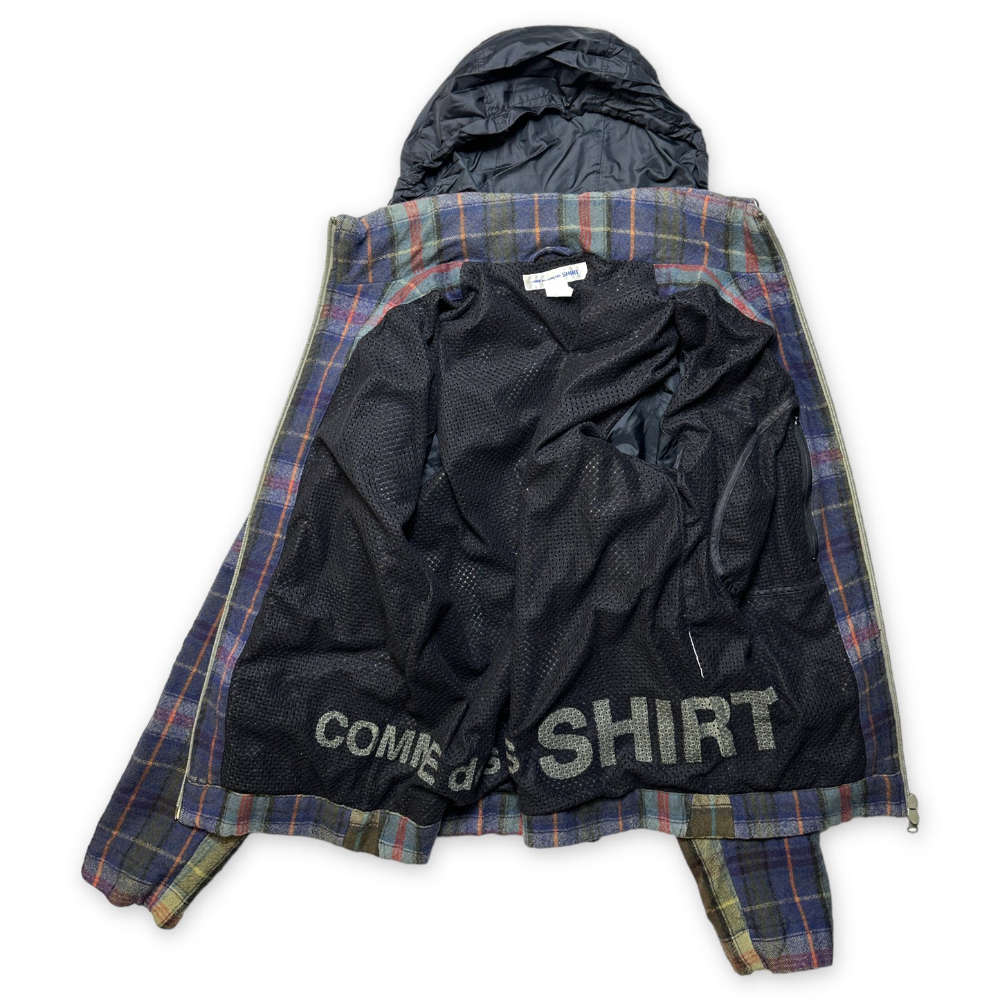 2008 Comme Des Garcons SHIRT Plaid Jacket - Large