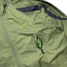 Charger l&#39;image dans la galerie, Veste technique Nike Khaki Green Paneled Double Pocket du début des années 2000 - Grande