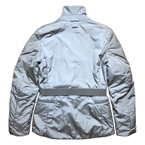 SS99' Prada Sport Silver Technical Harness Jacket - Womens 6-8