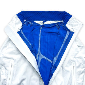 Nike 2in1 White/Royal Blue Anatomy Technical Ventilated Jacket Fall 02’ - Medium
