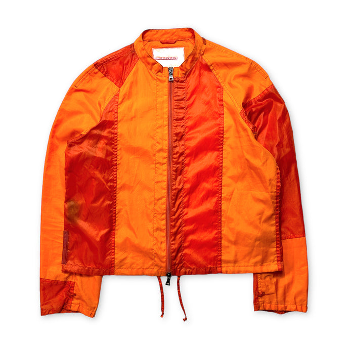 Early 2000's Prada Sport Panelled Semi Transparent Jacket - Medium