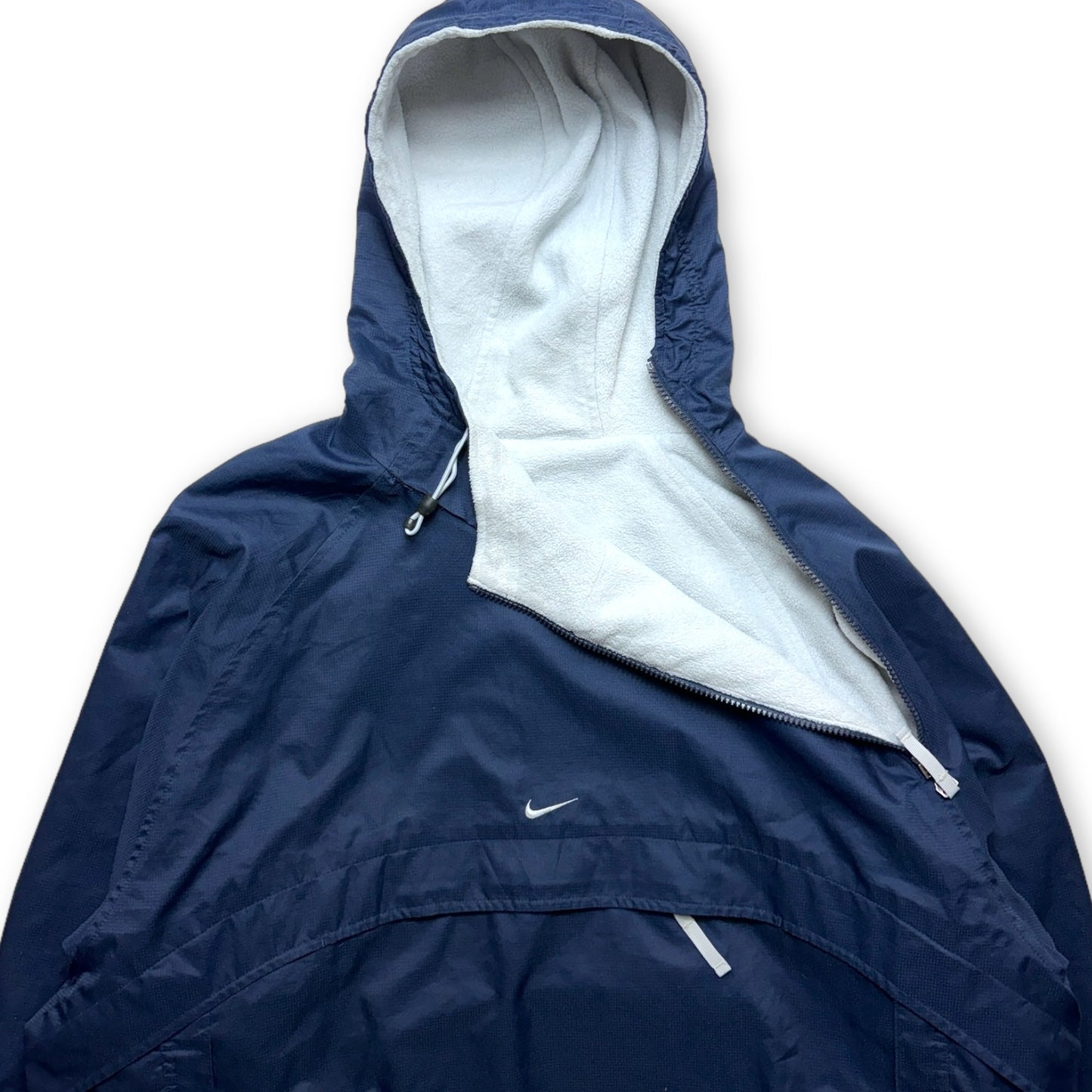 Early 2000's Nike 2in1 Reversible Nylon/Fleece Pullover