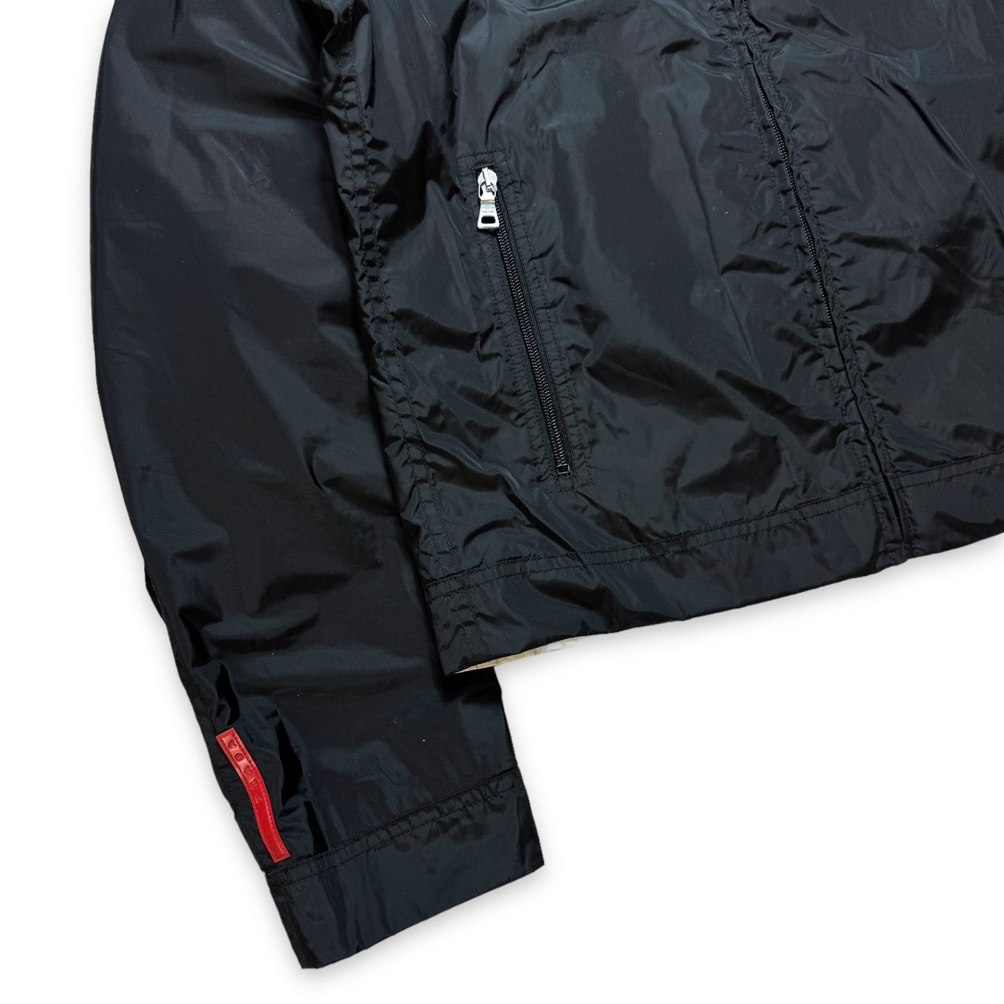 Prada Sport Reversible 2in1 Taped Seam Harrington Jacket - Medium