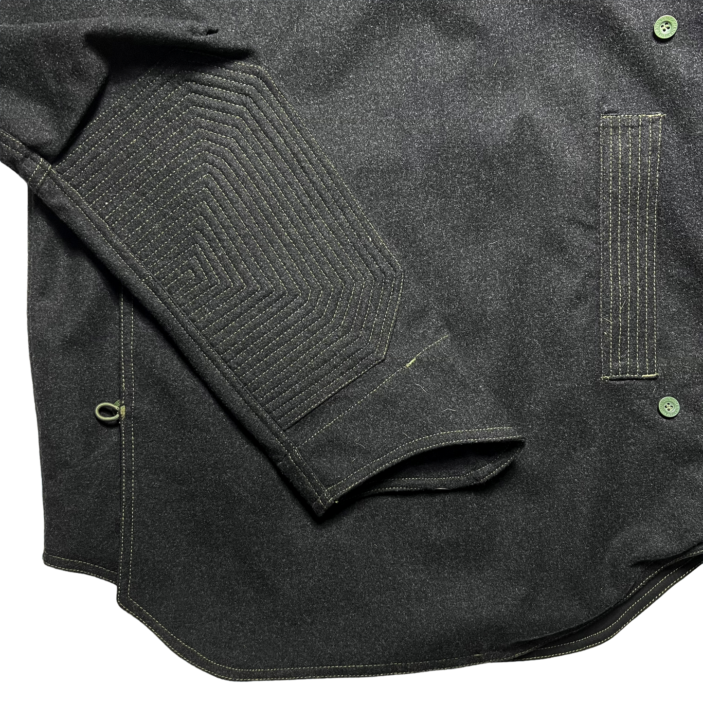 Late 90's Maharishi Panelled Loro Piana Wool Storm System Jacket - Extra Large