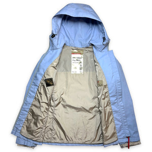 Veste Prada Sport Baby Blue Gore-Tex du début des années 2000 - Petite