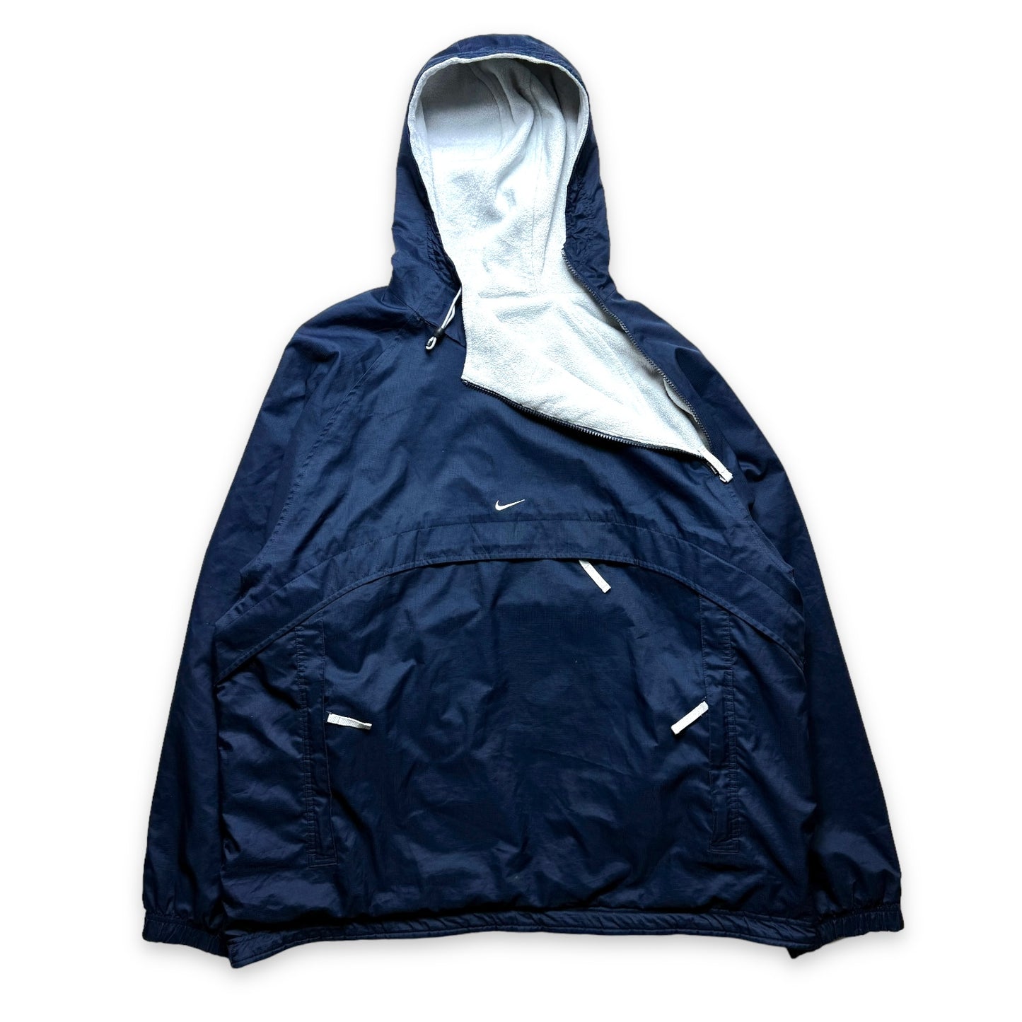 Early 2000's Nike 2in1 Reversible Nylon/Fleece Pullover