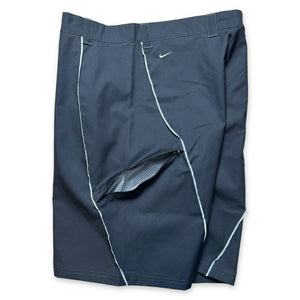 2003 Nike Mobius 'MB1' Overlocked Heavy Nylon Cargo Shorts - 34" Waist