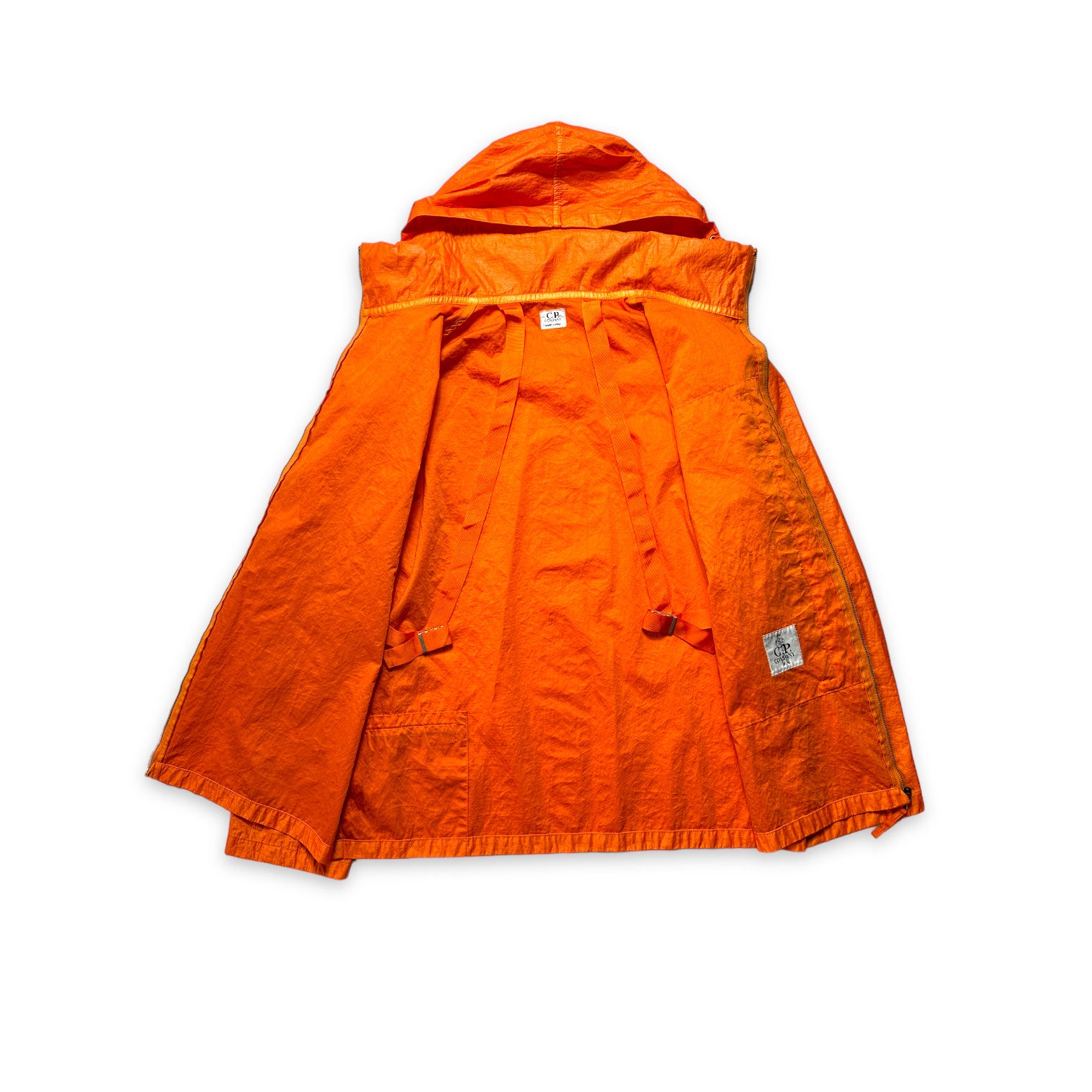 CP Company Millennium Bright Orange Nylon Shimmer Jacket - Extra 