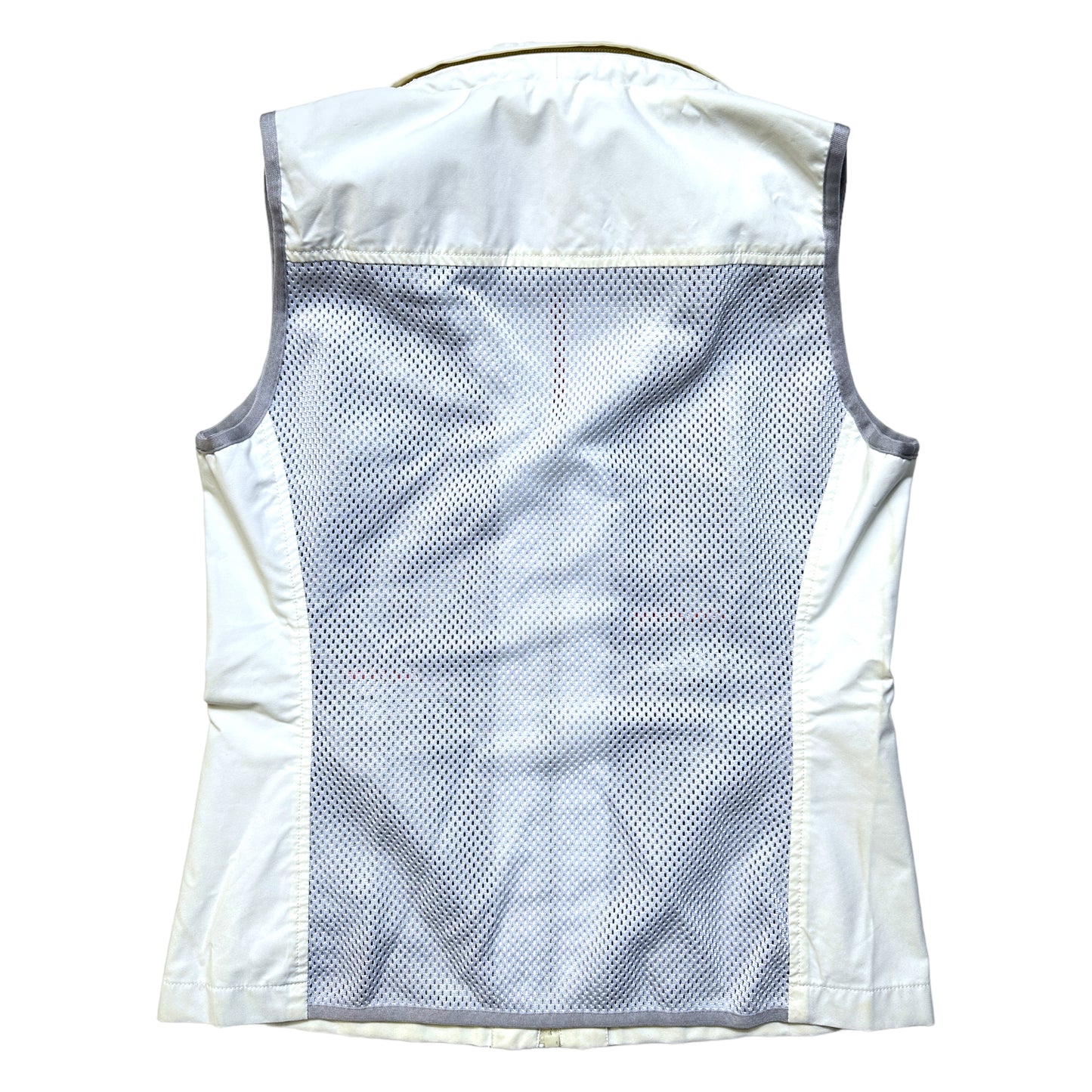 SS00’ Prada Sport Ventilated Packable Hood White Vest