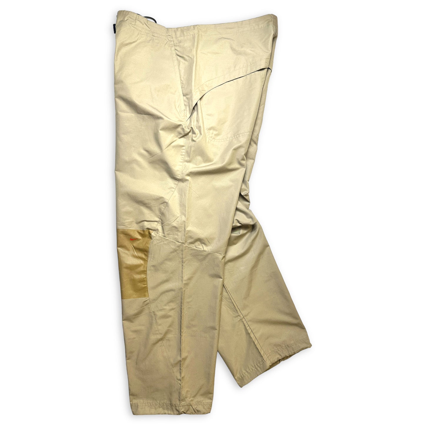 Nike Morse Code Panelled Beige Bottoms - Extra Large