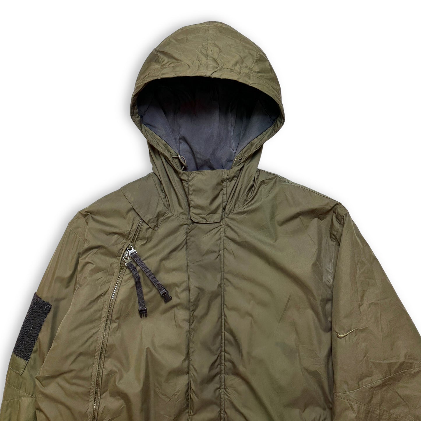 Veste à poche dissimulée rembourrée technique Nike du début des années 2000 - Extra Large