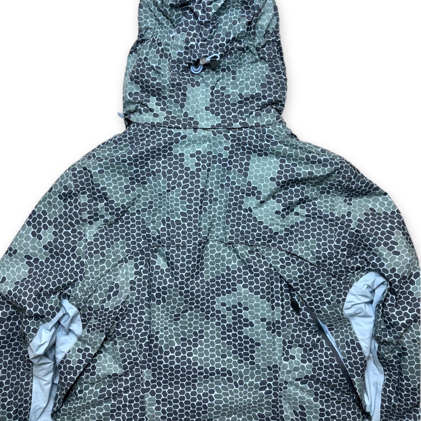 Early 2000's Nike ACG Centre Graphic Reptile Camo Padded Jacket - Small