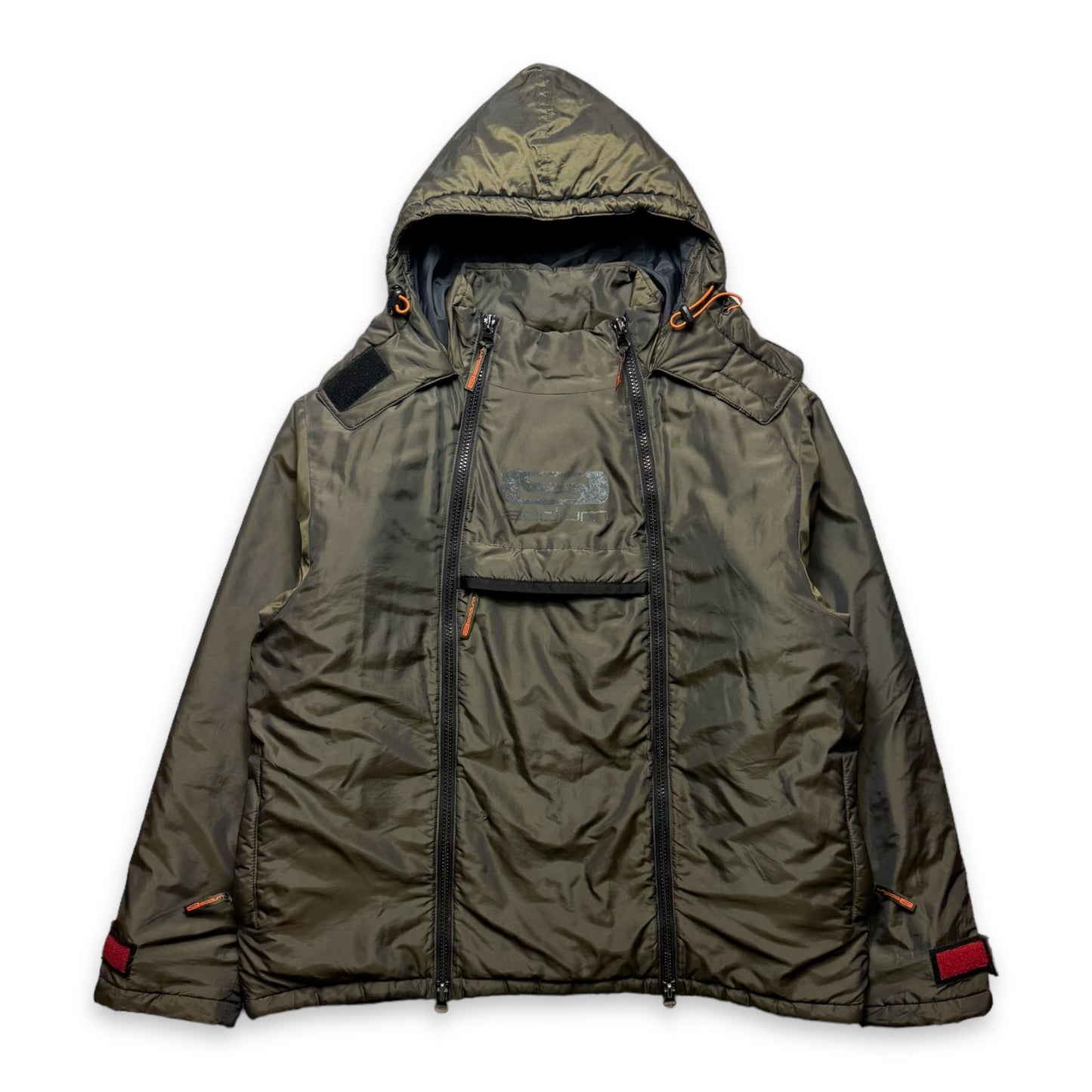 Sodium Front Dual Zip Stash Pocket Jacket