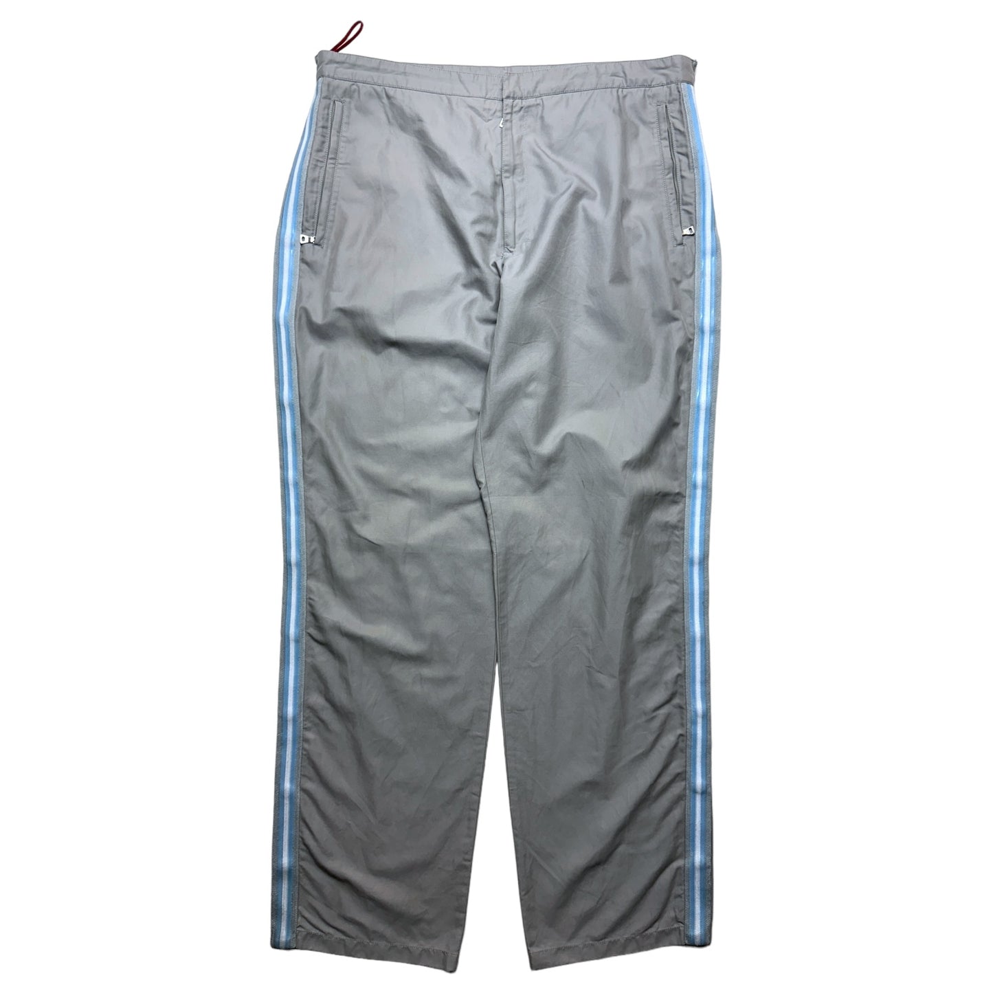 SS00' Prada Silicon Side Stripe Light Grey Pant