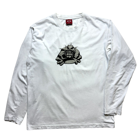 Oakley White Graphic Longsleeve - Medium