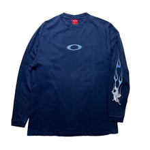 Carica l&#39;immagine nel visualizzatore di Gallery, Early 2000&#39;s Oakley Navy Longsleeve - Large