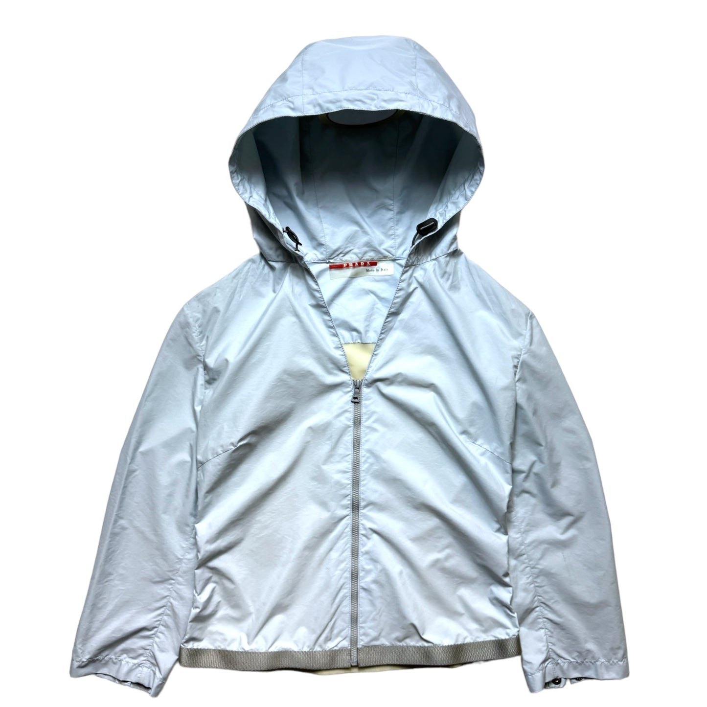 SS00' Prada Sport Mesh Back Panel Hooded Jacket
