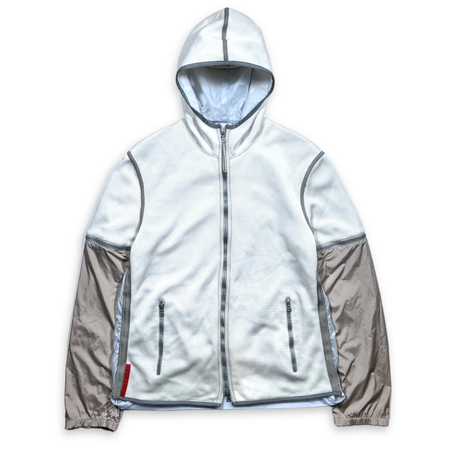 SS99' Prada Sport Transformable Mesh Hooded Jacket