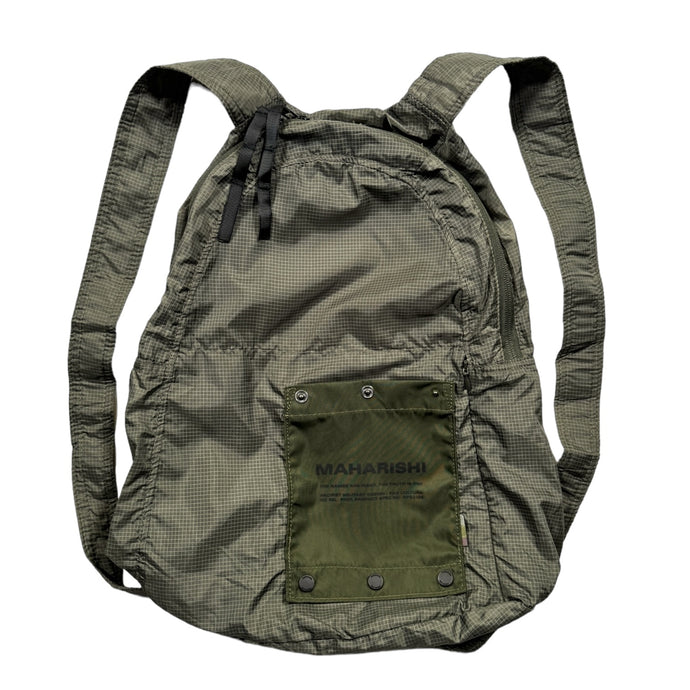Maharishi Packable Lightweight Nylon Backpack