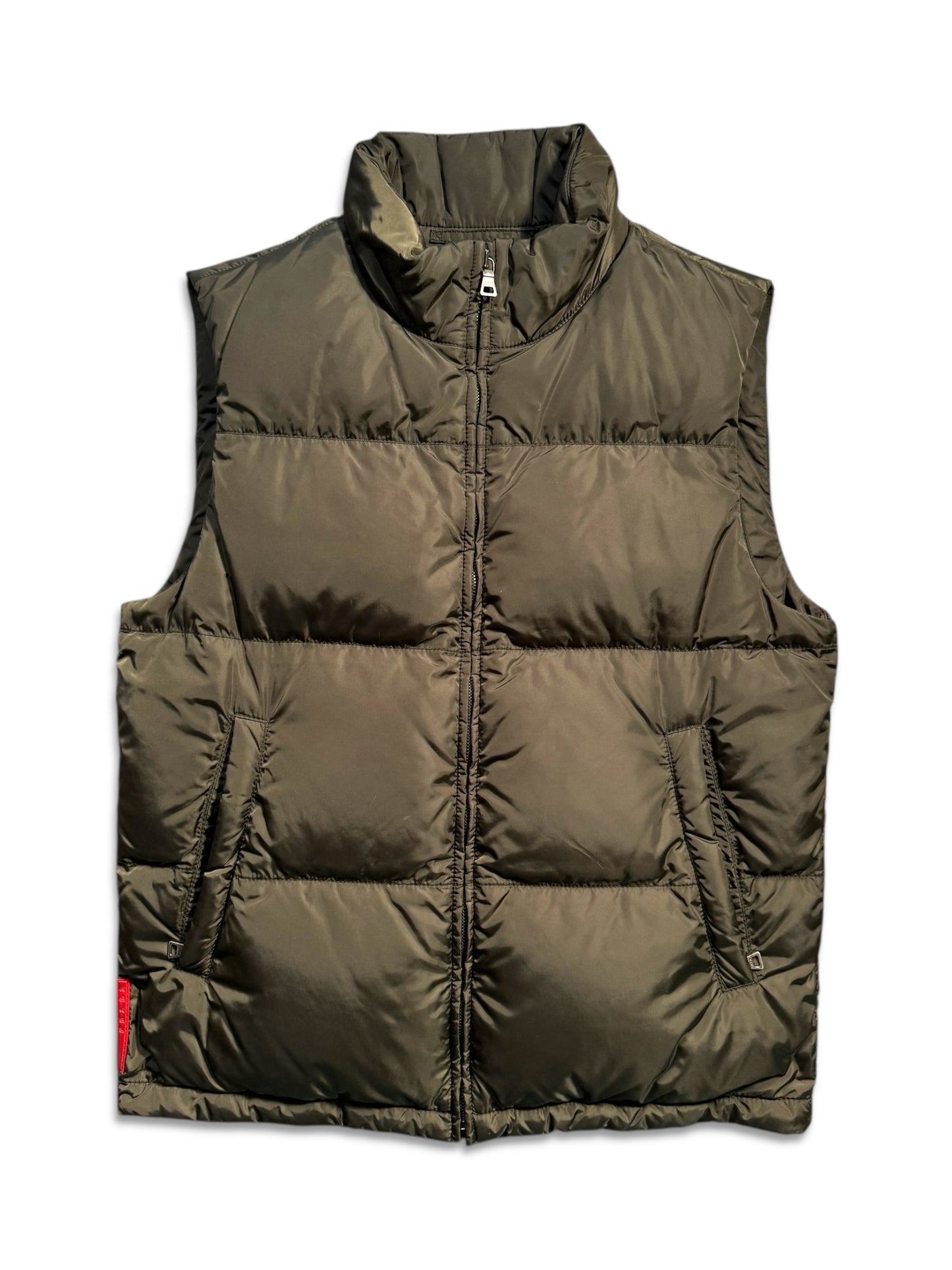 Early 2000’s Prada Sport Deep Khaki Padded Gilet