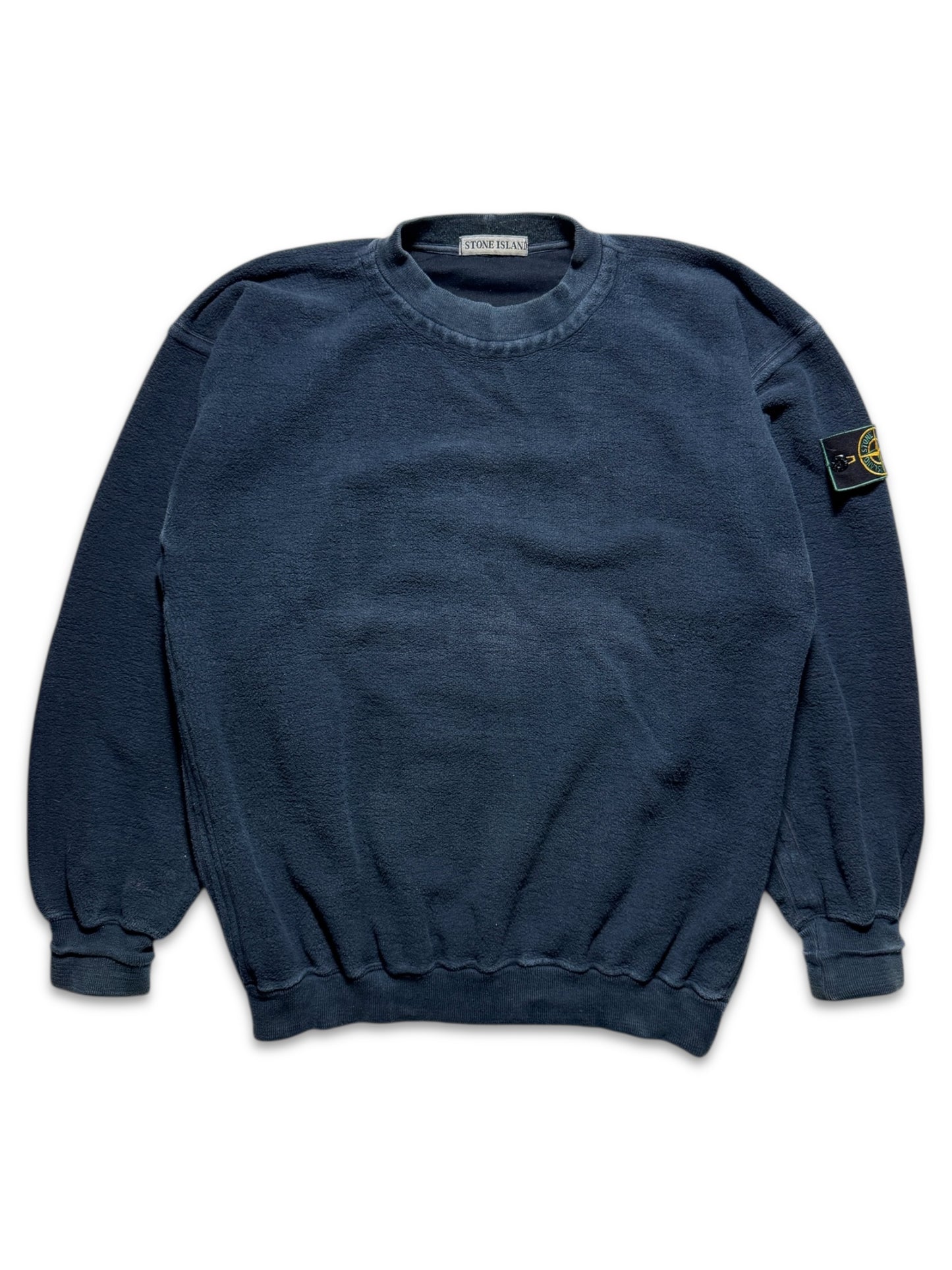 1990's Stone Island Deep Navy Fleece Crewneck