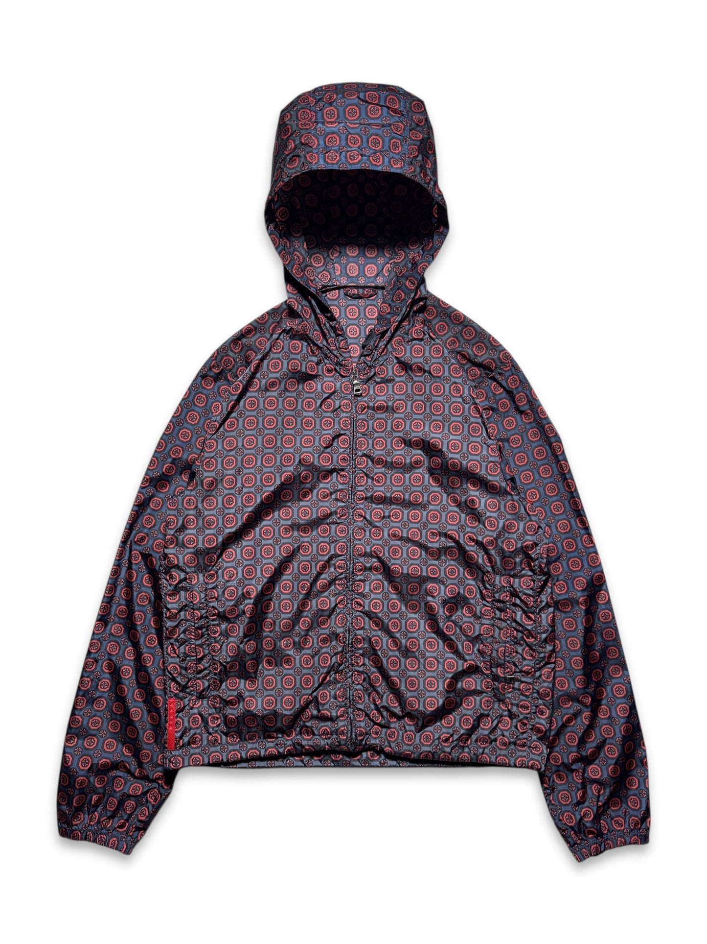 SS11' Prada Sport Nylon Shimmer Persian Pattern Jacket