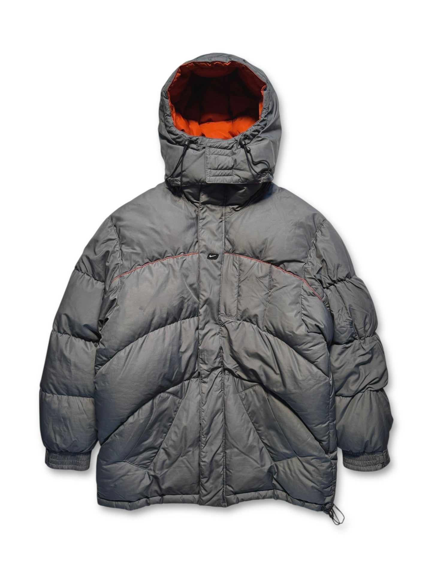 Early 2000's Nike Centre Swoosh Puffer Jacket