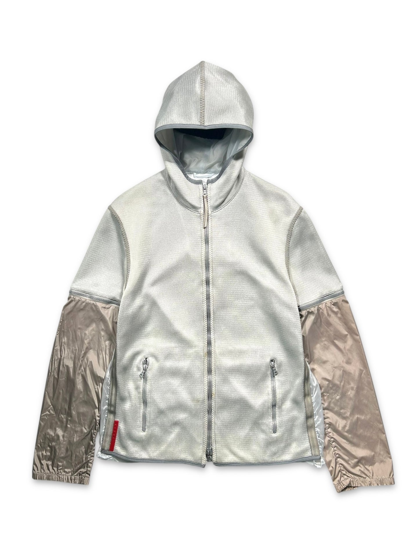 SS00' Prada Sport Translucent Multi-Fabric Jacket