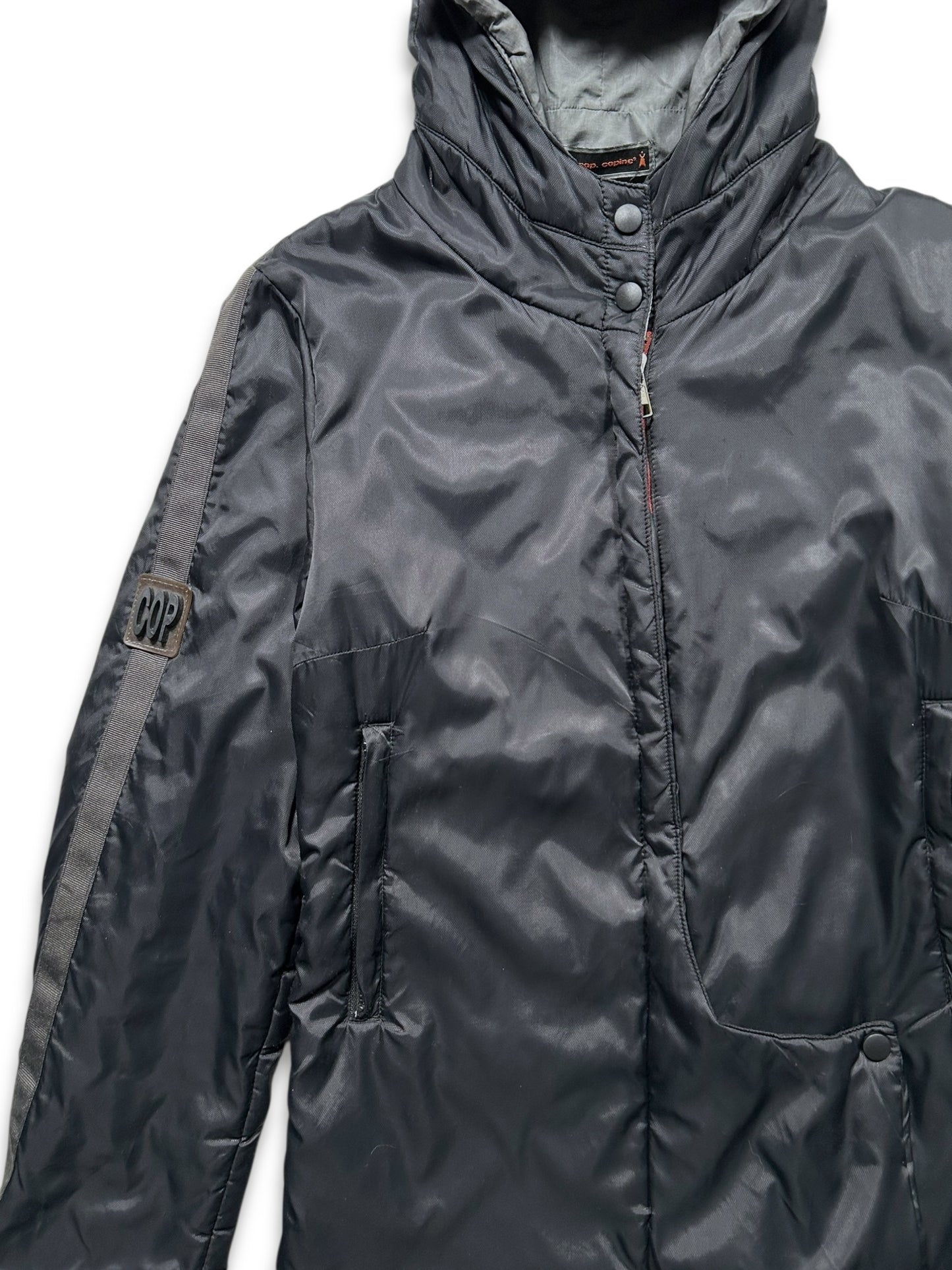 Early 2000's Cop Copine Asymmetric Fastening Nylon Shell Jacket