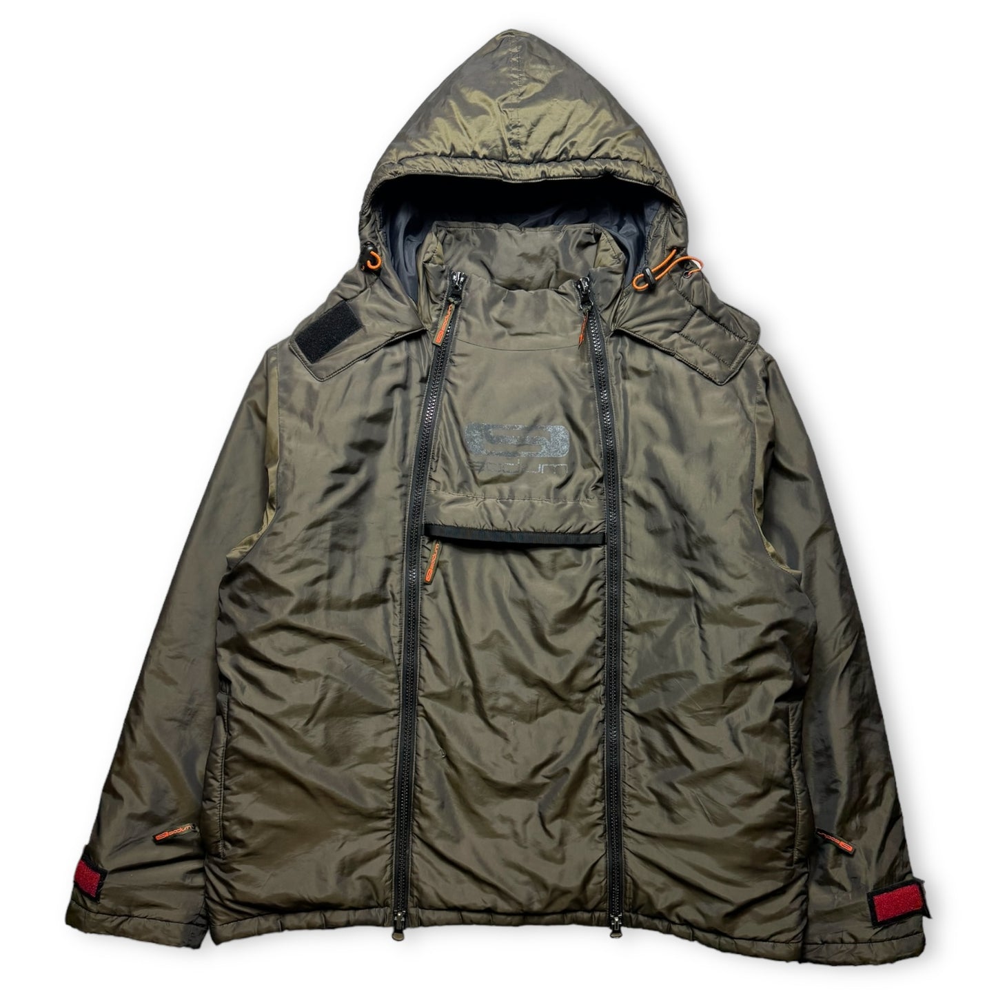 Sodium Front Dual Zip Stash Pocket Jacket