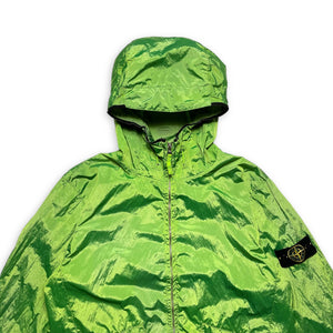 SS09' Stone Island Volt Green Nylon Metal Shimmer Jacket - Extra Large