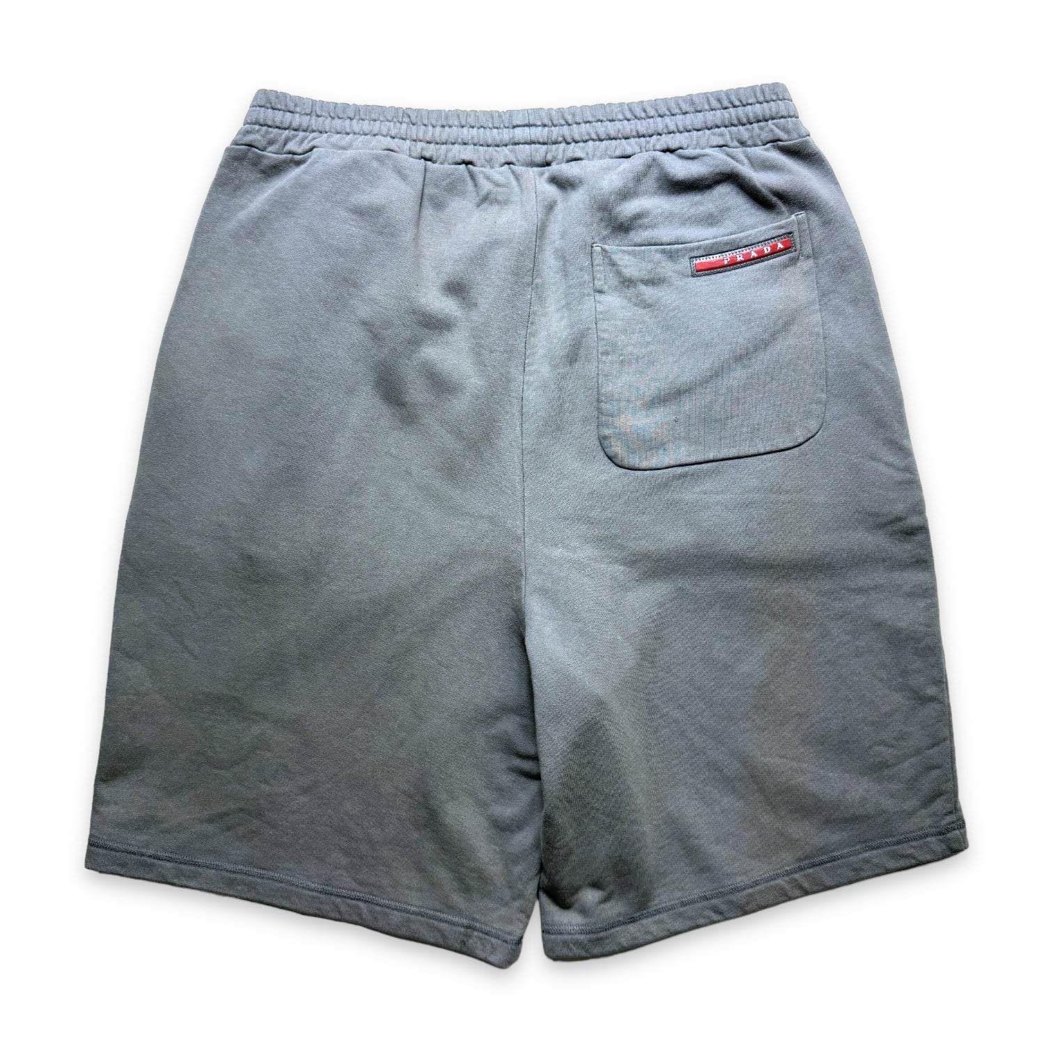 Prada Linea Rossa Grey Jogger Shorts Small Holsales