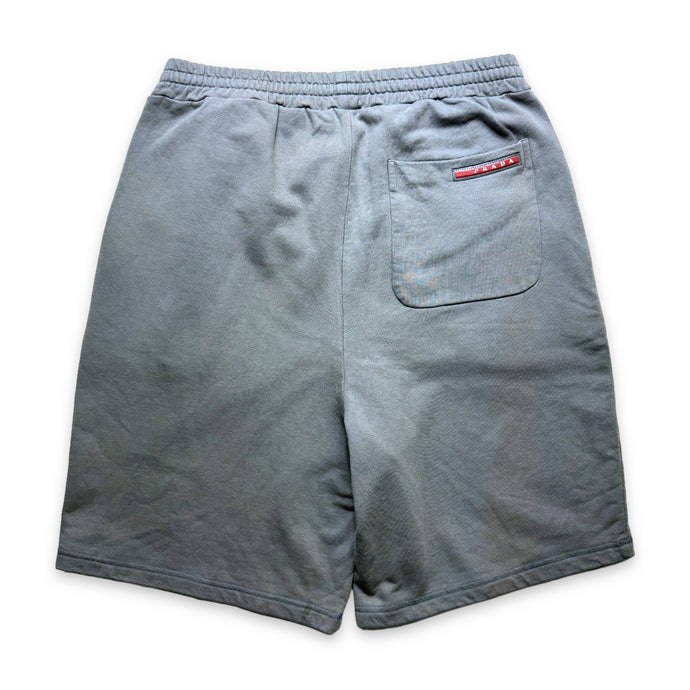 Prada Linea Rossa Grey Jogger Shorts - Small