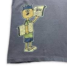 Load image into Gallery viewer, Late 90&#39;s Stüssy Washed Grey Xtra Tee - Small
