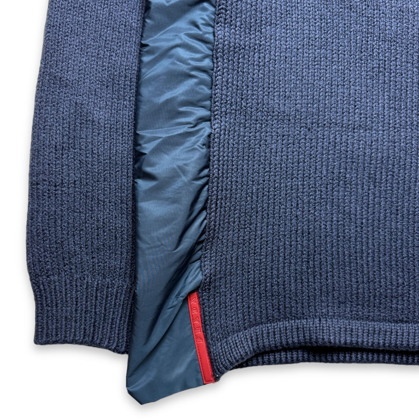 Prada Sport Midnight Navy Roll Neck Knit - Small