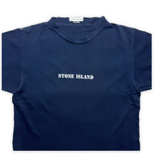 Load image into Gallery viewer, 1990&#39;s Stone Island Spellout Mesh Tee - Medium