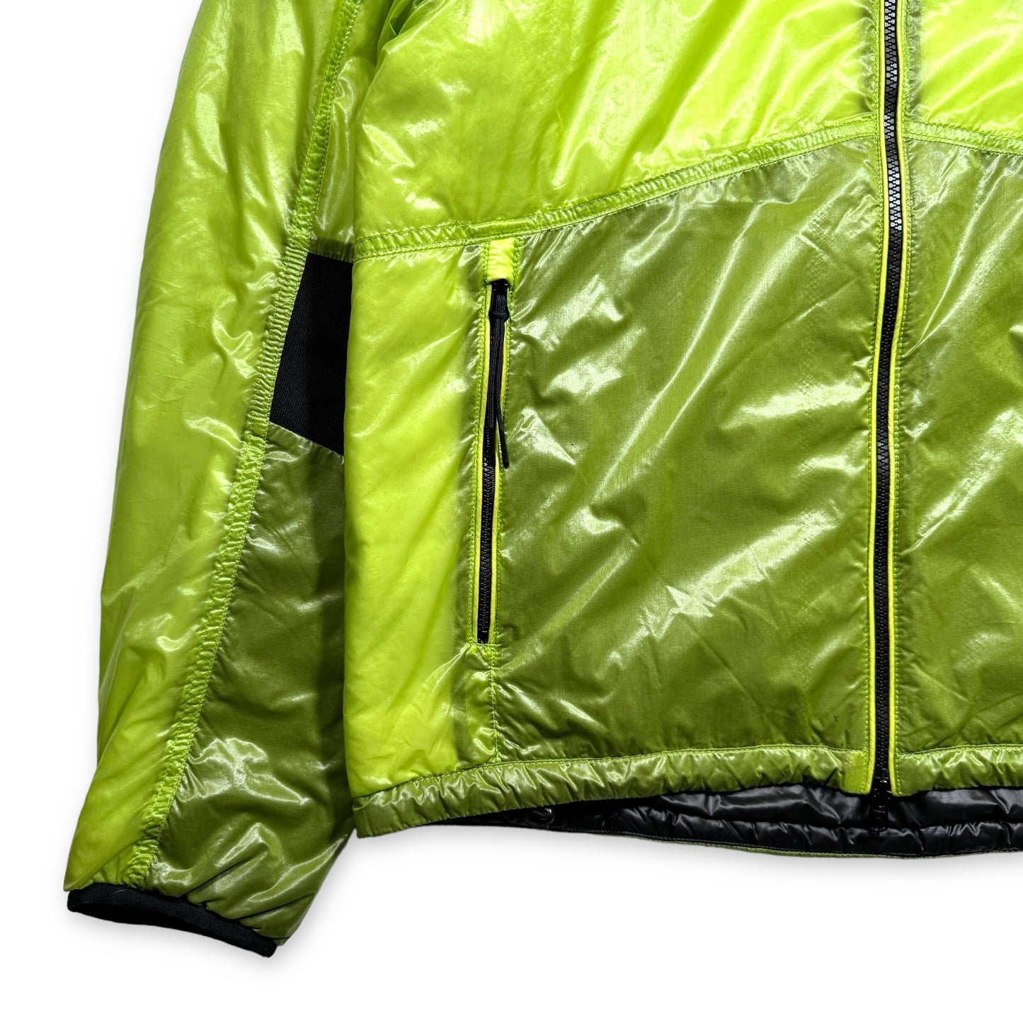 CP Company Lightweight Padded Volt Green Jacket - Medium / Large