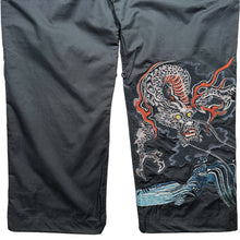 画像をギャラリービューアに読み込む, SS23&#39; Maharishi Dark Grey Embroidered Dragon Snopants - Small / Medium / Extra Large
