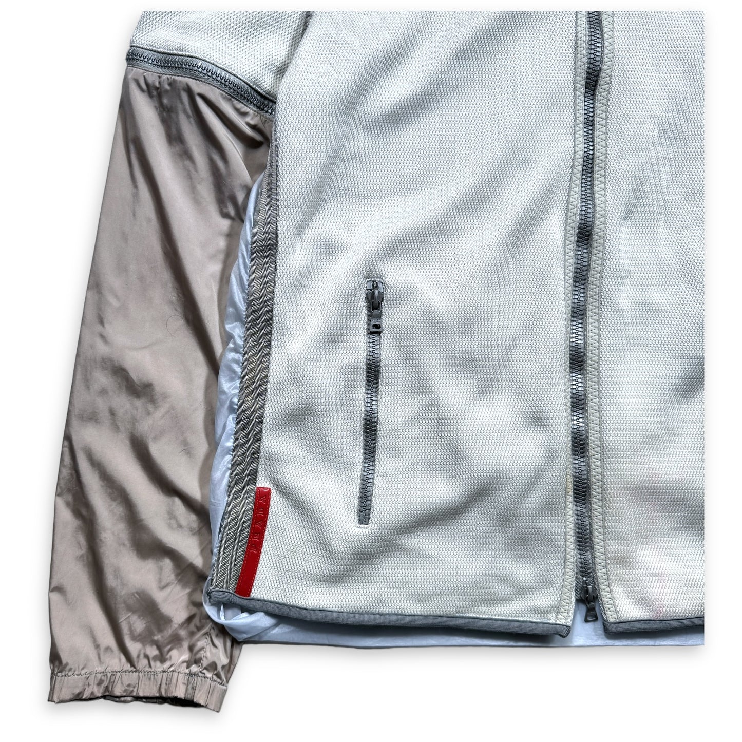 SS99' Prada Sport Transformable Mesh Hooded Jacket