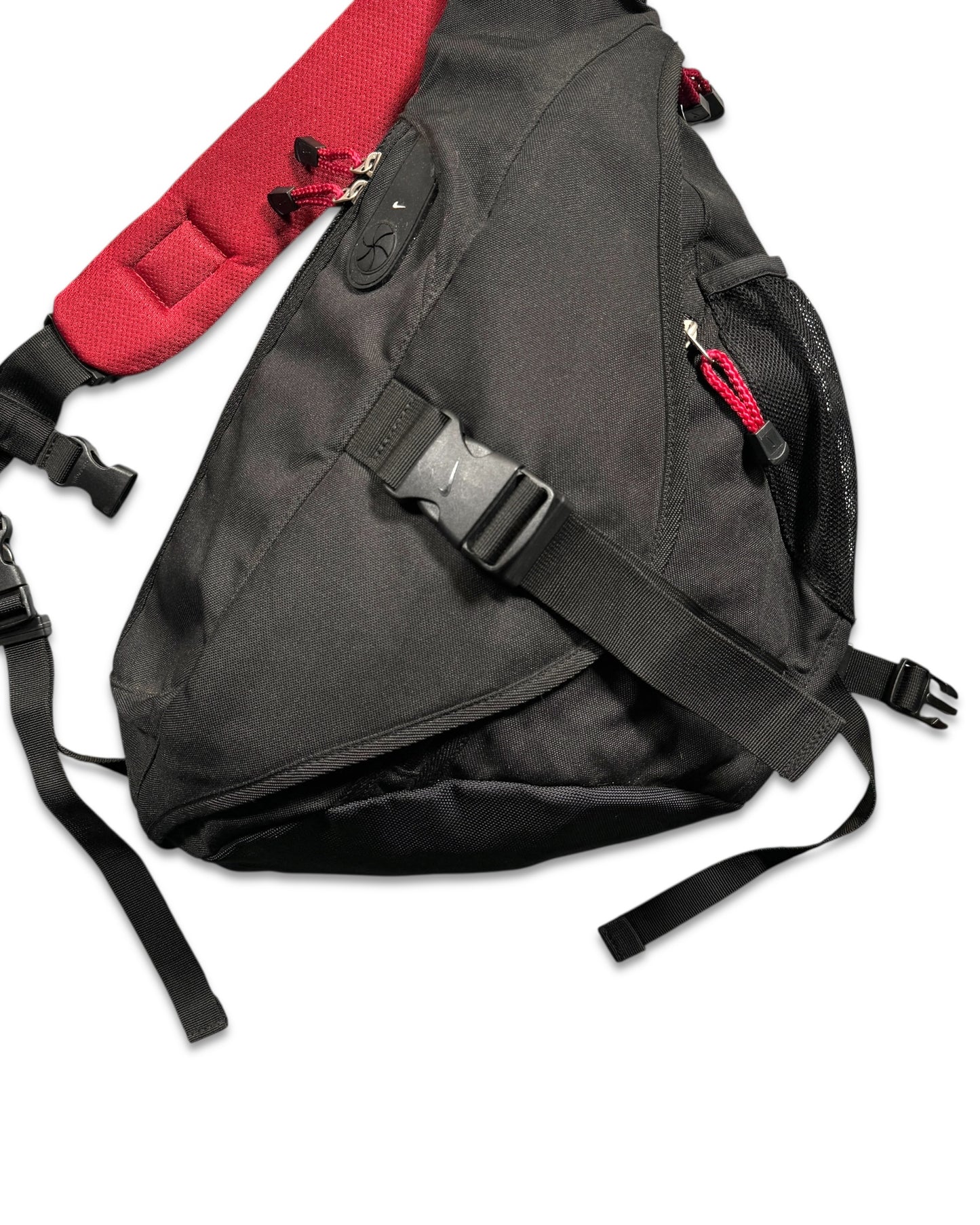 Early 2000's Nike Red/Black Tri-Harness Bag