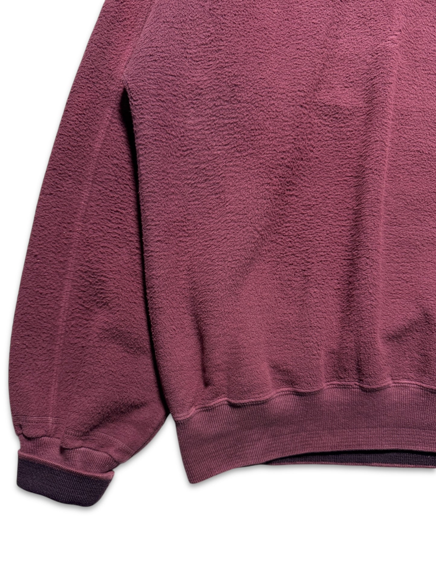 1990's Stone Island Deep Red 1/4 Zip Fleece
